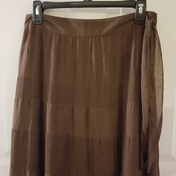 Brown Western / Peasant Skirt - Picture 2 of 5